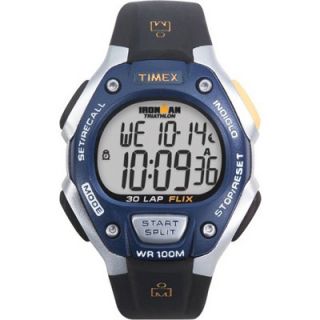 Timex Mens Ironman Blue Resin Digital Sports Watch