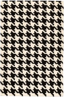 Houndstooth Area Rug   Wool Rugs   Contemporary Rugs   Rugs 