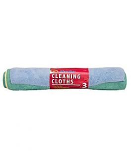 Clean Rite Microfiber Cleaning Cloths, 3 Pack   8000541  Tractor 
