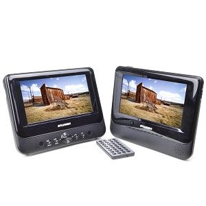Sylvania SDVD8706 Widescreen Portable DVD Player w/Additional LCD 