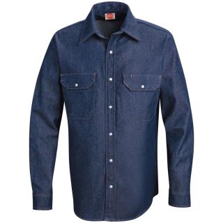 Mens L/S Deluxe Denim Shirt   812998, Work Shirts at Sportsmans Guide 