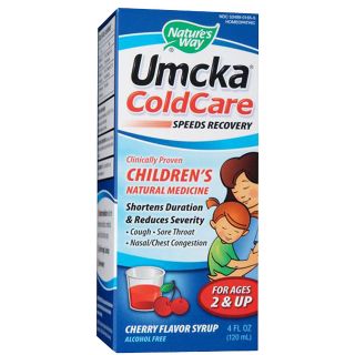Natures Way Umcka ColdCare Childrens Syrup, Cherry   