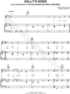 sheet music for The Nightmare Before Christmas. Choose from 