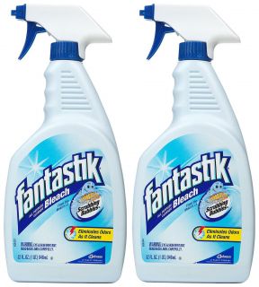 Fantastik with Bleach Spray Cleaner, 32 oz 2 pack   