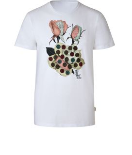 Marc Jacobs White Rose Print Tee  Herren  T Shirts   