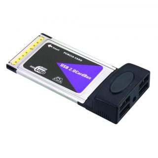 USB 2.0 4 Port PCMCIA Laptop Card  CardBus  Maplin Electronics 