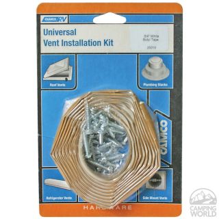 Universal Vent Installation Kit   Rubber Roofs Only   Camco RV 25013 