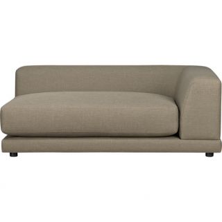uno caper right arm sofa in sofas  CB2