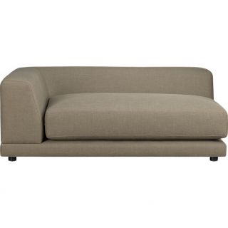 uno caper left arm sofa in sofas  CB2