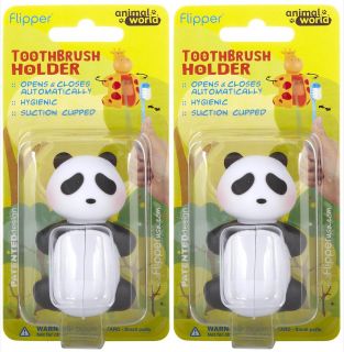 Flipper Animal World Panda Toothbrush Holder   