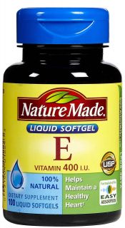 Nature Made Natural Vitamin E 400 IU Softgels   