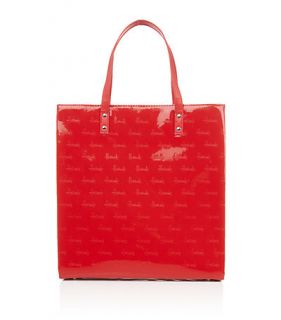 Harrods Bags – Red Debossed Logo Tote (Large) – An ideal gift for 