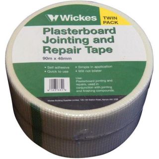 Plasterboard Tape 90m PK2   Plastering Tapes & Adhesives   Plastering 