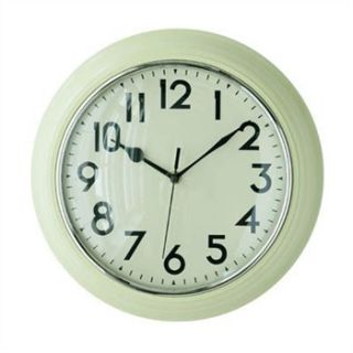 Premier Housewares Cream Kitchen Wall Clock