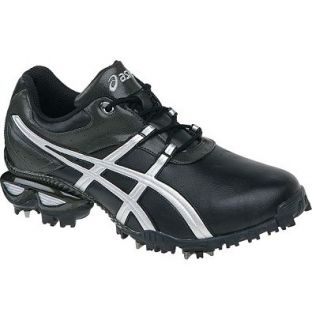 Asics Mens GEL   Linksmaster Golf Shoes (Black/Silver/Gunmetal) at 