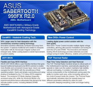 Buy the Asus Sabertooth 990FX R2.0 AM3+ Motherboard at TigerDirect.ca