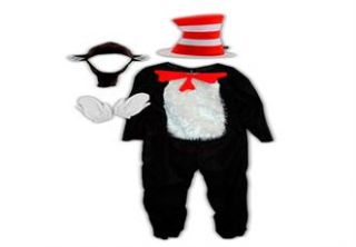 Plus Size Dr. Seuss Cat in Hat Deluxe Adult Costume image