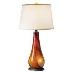 Contemporary, Art Glass Table Lamps By  