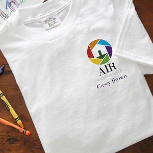 Personalized Corporate Custom Logo Youth T Shirt   9951