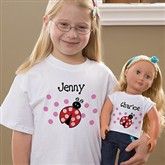 You Choose Personalized Doll & Youth T Shirt Set   10828 SET