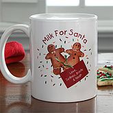 Personalized Cookies & Milk for Santa Plate & Mug 