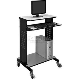 Stand Up Mobile Workstation Is Ideal For Standing Work In Offices 