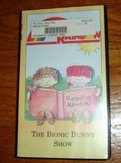 Used Reading Rainbow Episode VHS The Bionic Bunny Show