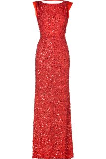 Jenny Packham Clementine Red Sequin Gown  Damen > Kleider  STYLEBOP 