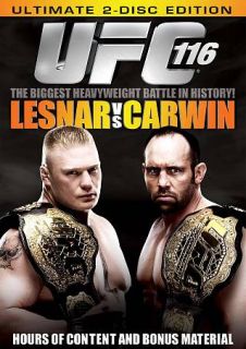 UFC 116 Lesnar vs. Carwin DVD, 2010, 2 Disc Set