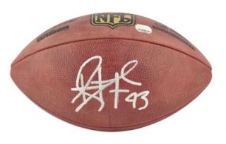 Troy Polamalu Autographed Football  Details Pittsburgh Steelers, Pro 