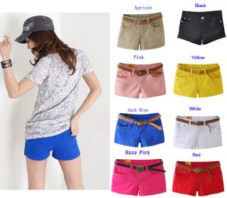   Candy Colours Shorts Short Jeans low waisted 11 colors Size 26 30