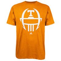 Tennessee Volunteers Light Orange adidas 2012 Football Sideline Helmet 