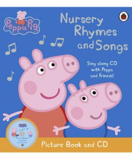 Peppa Pig Nursery Rhymes Book and CD   childrens books   Mothercare