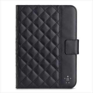 MacMall  Belkin Quilted Cover with Stand for iPad mini   Black 