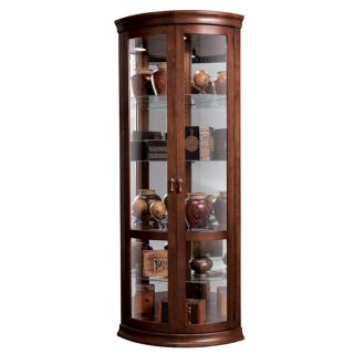 Howard Miller Chancellor Corner Curio Cabinet at Brookstone—Buy Now
