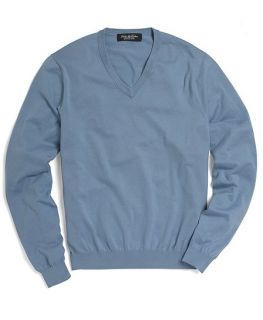 Country Club Sea Island V Neck Sweater   Brooks Brothers