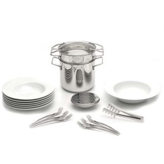 Studio 20 Piece Pasta Dining and Cookware Set at Brookstone—Buy Now