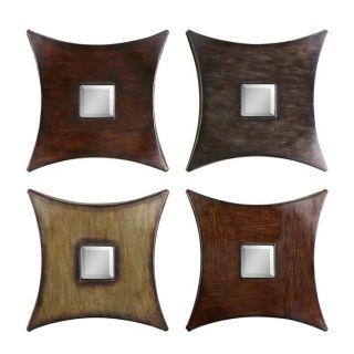 Lasaro Square Mirrors   Set of 4 at Brookstone—Buy Now