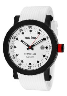 Red Line 18000 02 BB WHT ST Watches,Mens Compressor White Dial White 