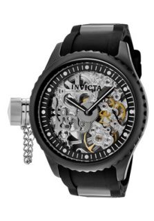 Invicta 1848 Watches,Mens Russian Diver Mechanical Silver Dial Black 