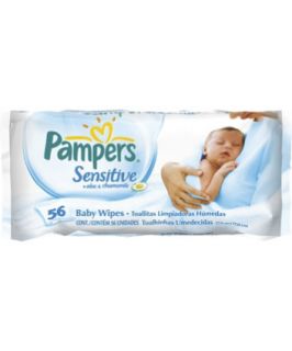 Pampers Sensitive Wipes   56 Pack   baby wipes   Mothercare