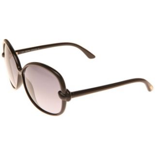 Tom Ford Black/Pink Oversized Sunglasses