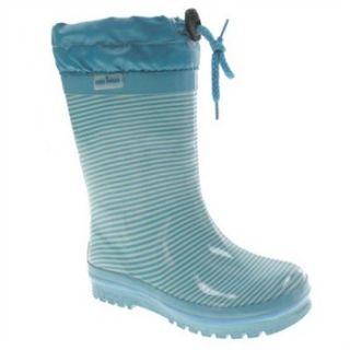 Beppi Blue/White Stripe Rain Boots