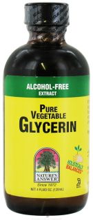 Buy Natures Answer   Pure Vegetable Glycerin Extract Alcohol Free   4 
