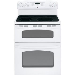 GE 30 Freestanding Electric Range w/ Double Oven   White   
