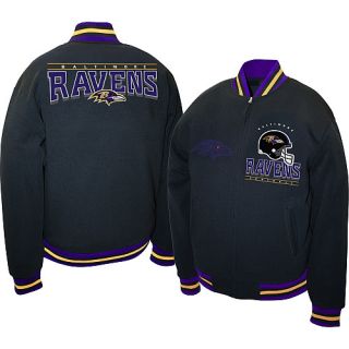 Baltimore Ravens Outerwear Mens Baltimore Ravens Hardknock Fleece 