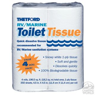 Thetford Quick Dissolve RV Toilet Paper   Thetford 20804D   Toilet 