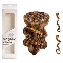 Ted Gibson 3 piece Clip In Hair Extension, Marcia (Copper / Golden Red 