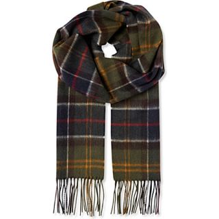 Tartan scarf   BARBOUR   Scarves, hats & gloves   Accessories 