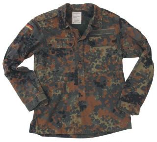 German army BW flecktarn shirt, military issued combat shirt
